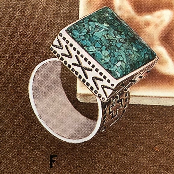 Vintage Silpada Sterling Silver Turquoise Ring R1324 Size 6 1/4 - Picture 1 of 14